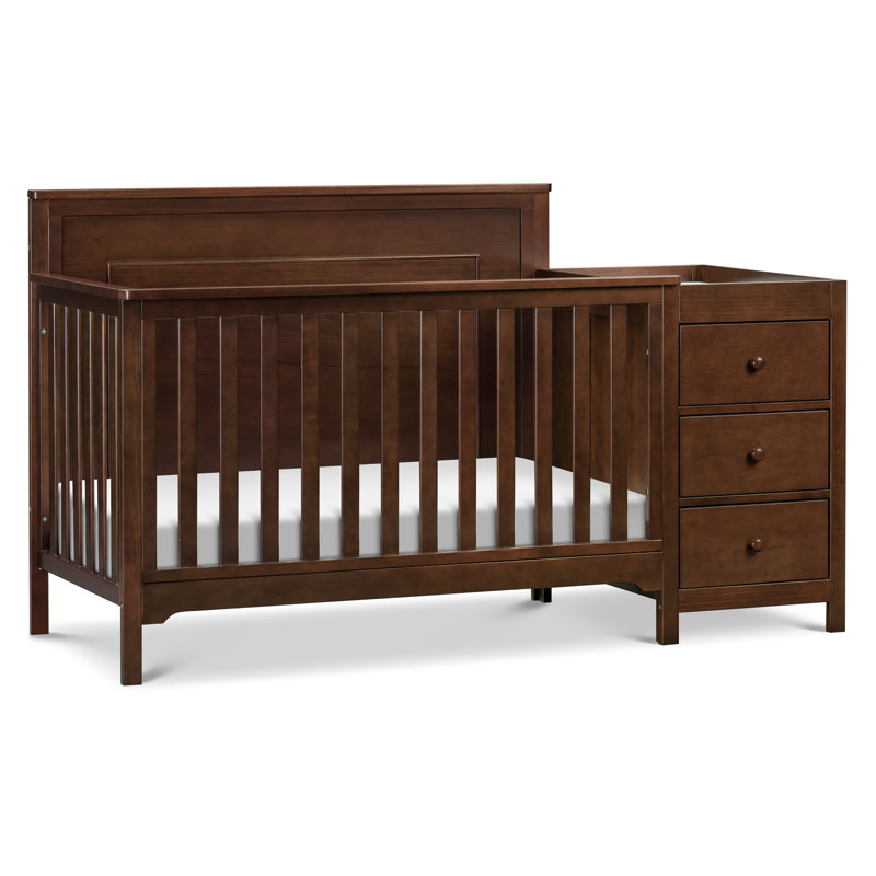 Dakota 4 in 1 Standard Convertible Crib and Changer Espresso